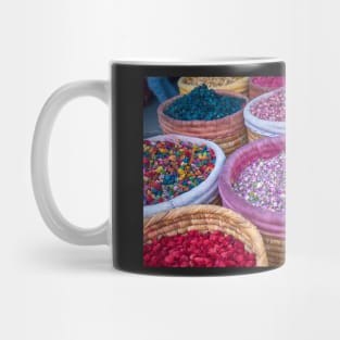 Colorful natural organic herbal tea in Marrakech, Morocco Mug